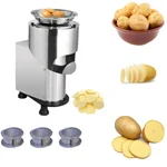 Heavy Duty Commercial 200 kg Potato Slicer Machine with 0.5HP Motor, Stainless Steel Material